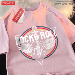 Y2k Vintage Tişört Tee Kaya rulo elektrik gitar