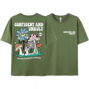 Y2k Vintage Tişört Tee Kendinden emin ve kaba tutum belirler yön