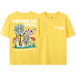 Y2k Vintage Tişört Tee Kendinden emin ve kaba tutum belirler yön