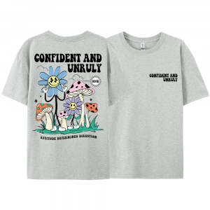 Y2k Vintage Tişört Tee Kendinden emin ve kaba tutum belirler yön