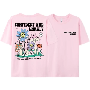 Y2k Vintage Tişört Tee Kendinden emin ve kaba tutum belirler yön
