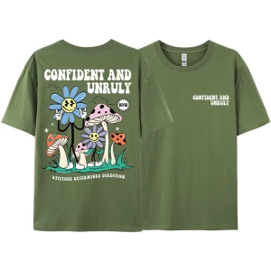 Y2k Vintage Tişört Tee Kendinden emin ve kaba tutum belirler yön