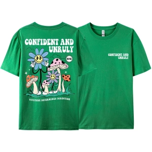 Y2k Vintage Tişört Tee Kendinden emin ve kaba tutum belirler yön