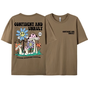 Y2k Vintage Tişört Tee Kendinden emin ve kaba tutum belirler yön