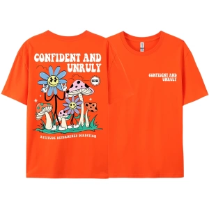Y2k Vintage Tişört Tee Kendinden emin ve kaba tutum belirler yön