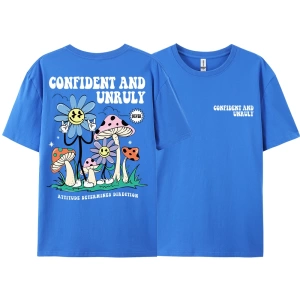 Y2k Vintage Tişört Tee Kendinden emin ve kaba tutum belirler yön