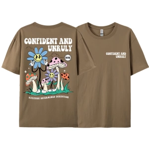 Y2k Vintage Tişört Tee Kendinden emin ve kaba tutum belirler yön
