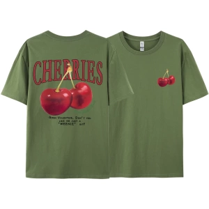 Y2k Vintage Tişört Tee Kiraz Cosh sevgililer komik
