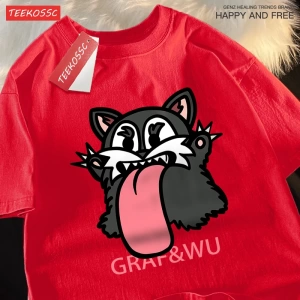 Y2k Vintage Tişört Tee Mischievous siyah fare