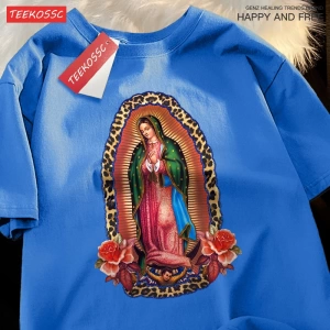 Y2k Vintage Tişört Tee Nuestra Señora De Guadalupe