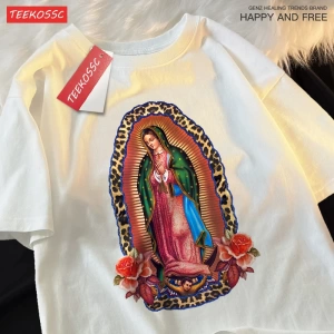 Y2k Vintage Tişört Tee Nuestra Señora De Guadalupe