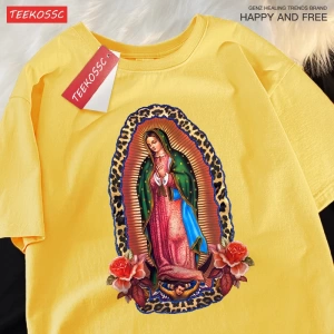 Y2k Vintage Tişört Tee Nuestra Señora De Guadalupe