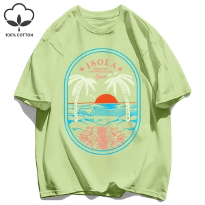 Y2k Vintage Tişört Tee Okyanus Vibw Başka Bir Paradibe