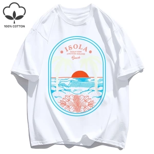 Y2k Vintage Tişört Tee Okyanus Vibw Başka Bir Paradibe