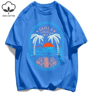 Y2k Vintage Tişört Tee Okyanus Vibw Başka Bir Paradibe