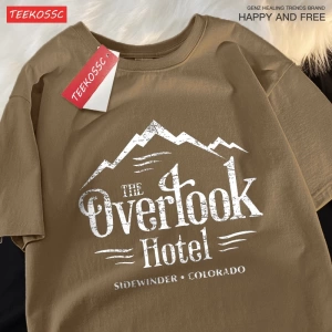 Y2k Vintage Tişört Tee Overlook otel parlayan