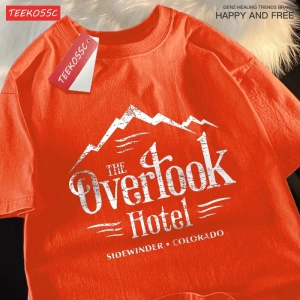 Y2k Vintage Tişört Tee Overlook otel parlayan