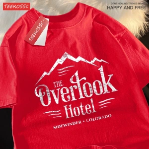 Y2k Vintage Tişört Tee Overlook otel parlayan