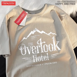 Y2k Vintage Tişört Tee Overlook otel parlayan