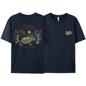 Y2k Vintage Tişört Tee Rodeg batı aşk nazikçe romantik çöl