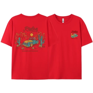 Y2k Vintage Tişört Tee Rodeg batı aşk nazikçe romantik çöl