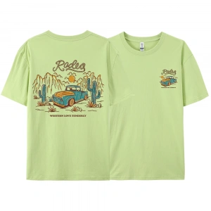 Y2k Vintage Tişört Tee Rodeg batı aşk nazikçe romantik çöl