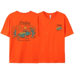 Y2k Vintage Tişört Tee Rodeg batı aşk nazikçe romantik çöl