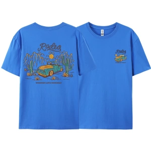 Y2k Vintage Tişört Tee Rodeg batı aşk nazikçe romantik çöl
