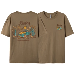 Y2k Vintage Tişört Tee Rodeg batı aşk nazikçe romantik çöl