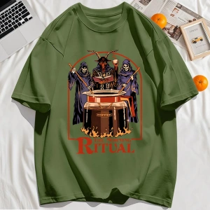 Y2k Vintage Tişört Tee Sabah Ritüeli Baskı
