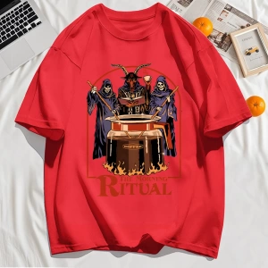 Y2k Vintage Tişört Tee Sabah Ritüeli Baskı