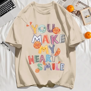 Y2k Vintage Tişört Tee Sen Kalbimi Yapın Baskı