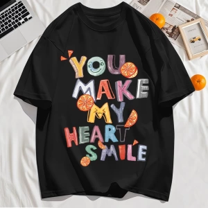 Y2k Vintage Tişört Tee Sen Kalbimi Yapın Baskı