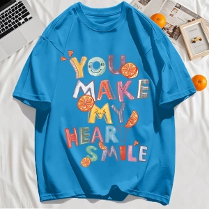 Y2k Vintage Tişört Tee Sen Kalbimi Yapın Baskı