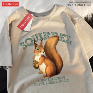 Y2k Vintage Tişört Tee Sincap bir somun tutkunları