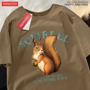 Y2k Vintage Tişört Tee Sincap bir somun tutkunları