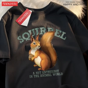 Y2k Vintage Tişört Tee Sincap bir somun tutkunları