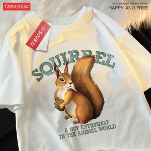 Y2k Vintage Tişört Tee Sincap bir somun tutkunları