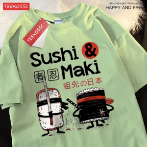 Y2k Vintage Tişört Tee Theduc Suşi Ve Suşi Baskı