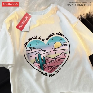 Y2k Vintage Tişört Tee Waild daha iyi bir yer baskı