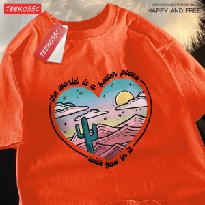 Y2k Vintage Tişört Tee Waild daha iyi bir yer baskı