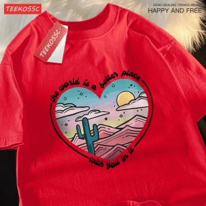 Y2k Vintage Tişört Tee Waild daha iyi bir yer baskı