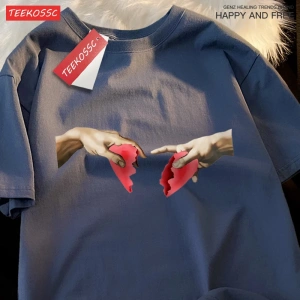 Y2k Vintage Tişört Tee Yanlışlıkla kırma aşk üstleri