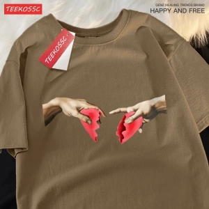 Y2k Vintage Tişört Tee Yanlışlıkla kırma aşk üstleri