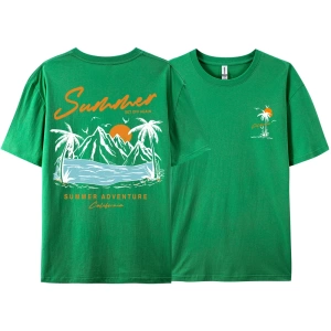 Y2k Vintage Tişört Tee Yaz tekrar Set macera California