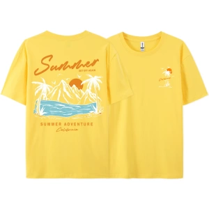 Y2k Vintage Tişört Tee Yaz tekrar Set macera California