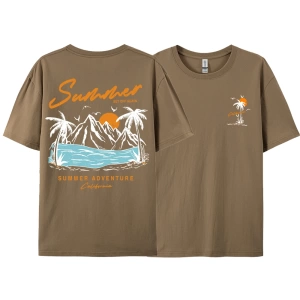 Y2k Vintage Tişört Tee Yaz tekrar Set macera California