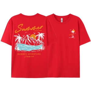 Y2k Vintage Tişört Tee Yaz tekrar Set macera California