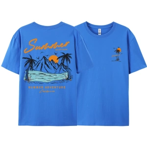 Y2k Vintage Tişört Tee Yaz tekrar Set macera California