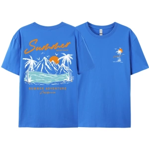 Y2k Vintage Tişört Tee Yaz tekrar Set macera California